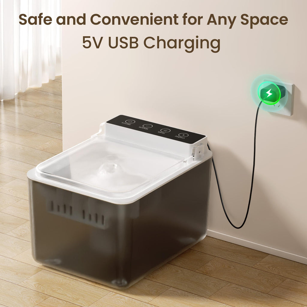Wired Automatic Pet Fountain Dog Water Dispenser Automatic Sensing Function